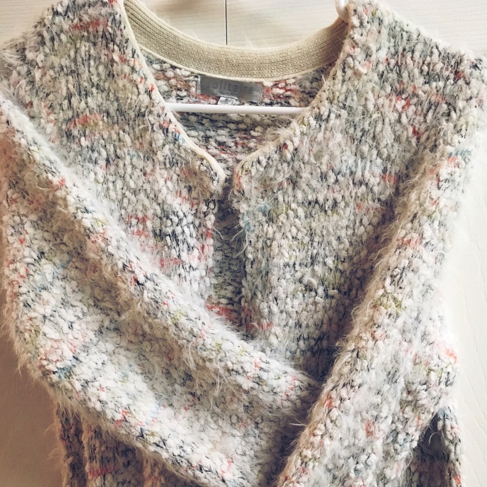 Super soft retro style long sweater